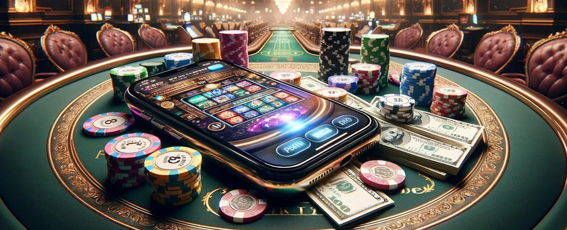 PHCrown Login Home App Free Download banner showing mobile casino interface